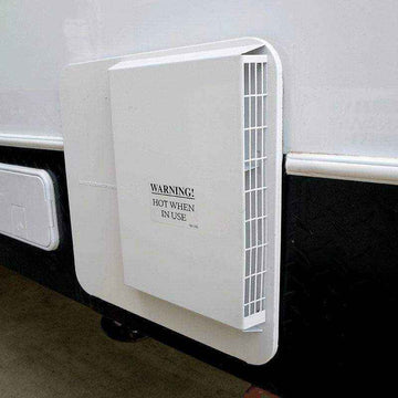 Suburban Hot Water Service New Style Polar White Door - Everything Caravans