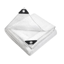 9Mx12M Tarp Camping Tarps Poly Tarpaulin Heavy Duty Cover 135Gsm Clear - Everything Caravans