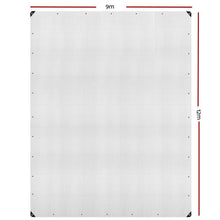9Mx12M Tarp Camping Tarps Poly Tarpaulin Heavy Duty Cover 135Gsm Clear - Everything Caravans