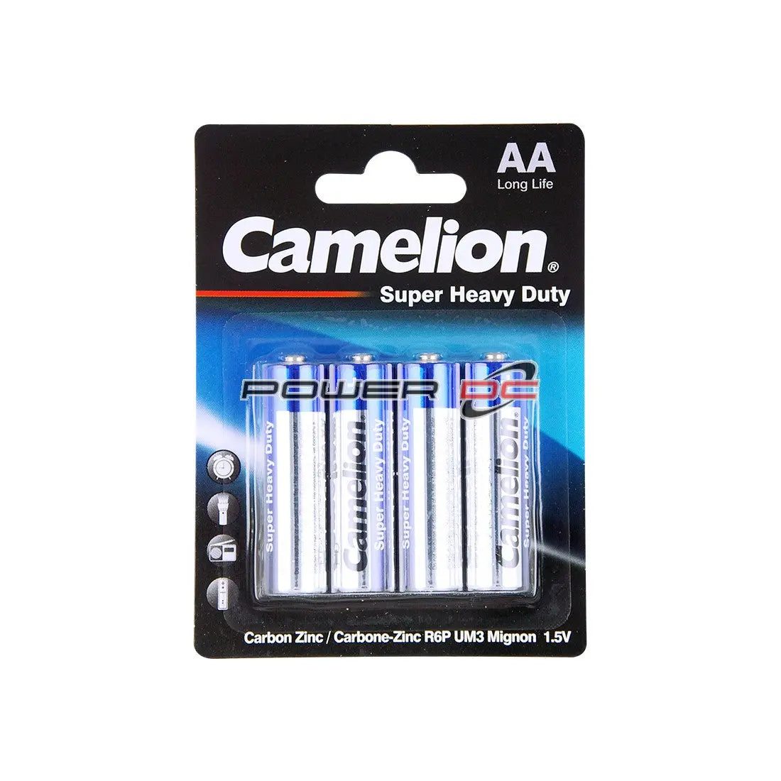 AA Battery 4 pack - Super Heavy Duty Power DC