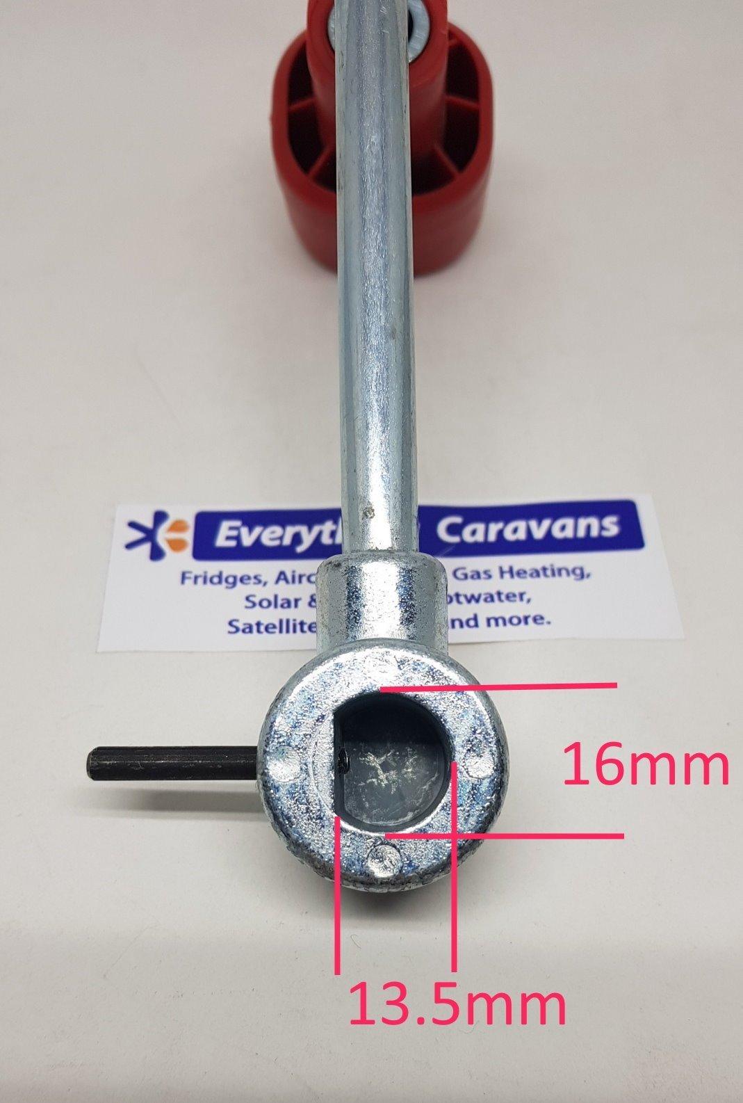 Alko Jockey Wheel Handle Genuine Alko Replacement Part with Pin Mount Everything Caravans