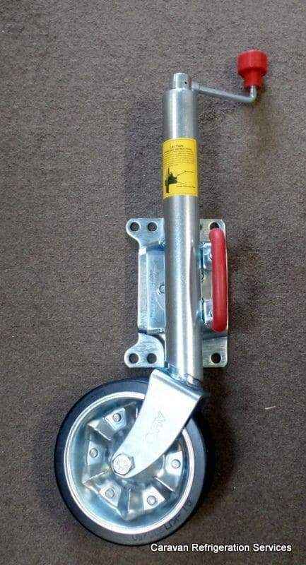 Alko Jockey Wheel with Advanced 3-Bolt Swivel Bracket Genuine Alko Design - Everything Caravans