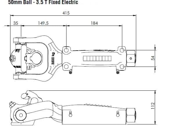 Alko Off-Road 50mm Ball Coupling 3500 Kg - Everything Caravans
