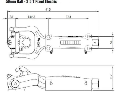 Alko Off-Road 50mm Ball Coupling 3500 Kg - Everything Caravans