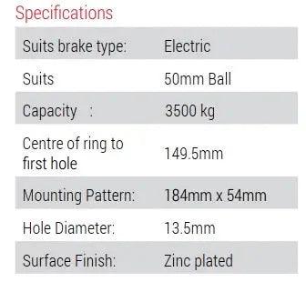 Alko Off-Road 50mm Ball Coupling 3500 Kg - Everything Caravans