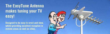 Aussievan Easy Tune Caravan TV Antenna - Ideal for Poptops - Everything Caravans