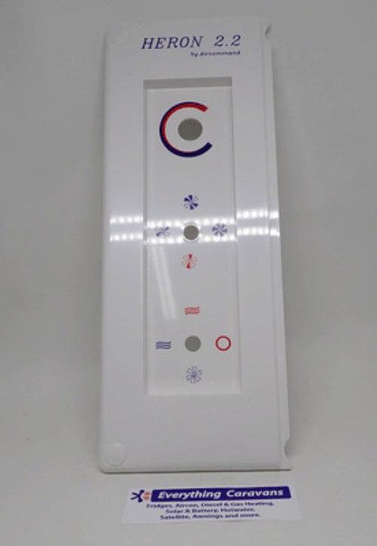 Aircommand Heron Front Control Panel Only White - Everything Caravans