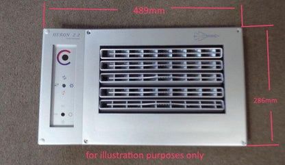Aircommand Heron Front Control Panel Only White - Everything Caravans