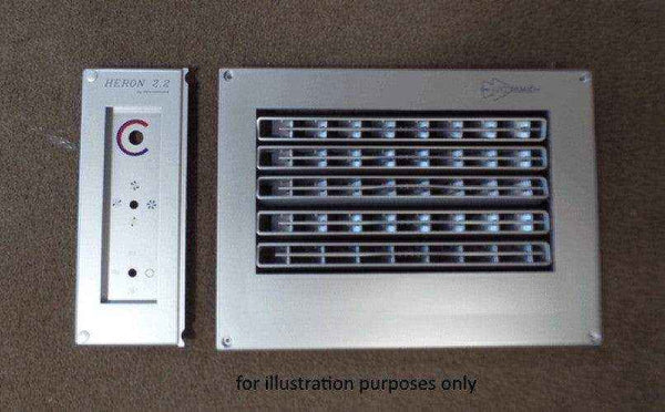 Aircommand Heron Front Control Panel Only White - Everything Caravans