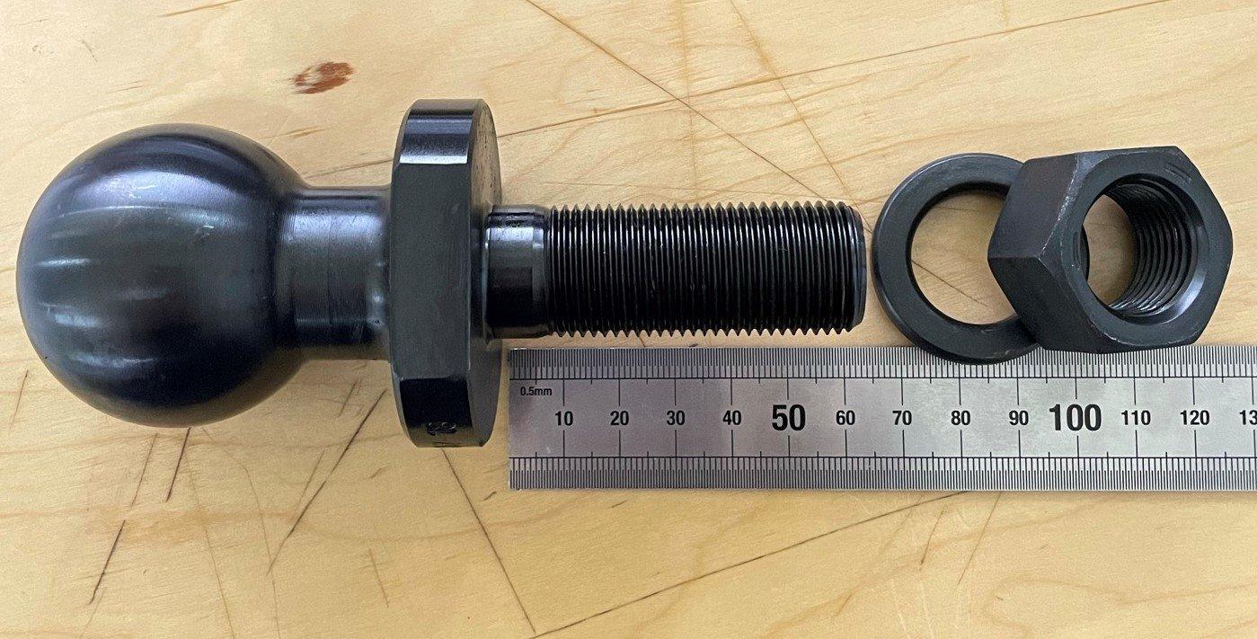 Alko AKS towball 50mm for Use with Retention Plate - Everything Caravans