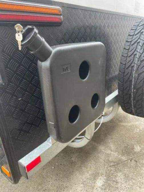 Alloy Fuel Tank Mounting Bracket for Diesel Heater Tank - Everything Caravans