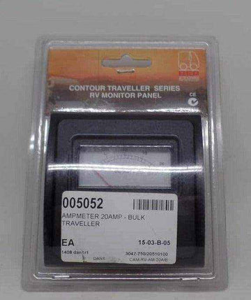 Ammeter 20amp Analogue with internal Shunt - Everything Caravans