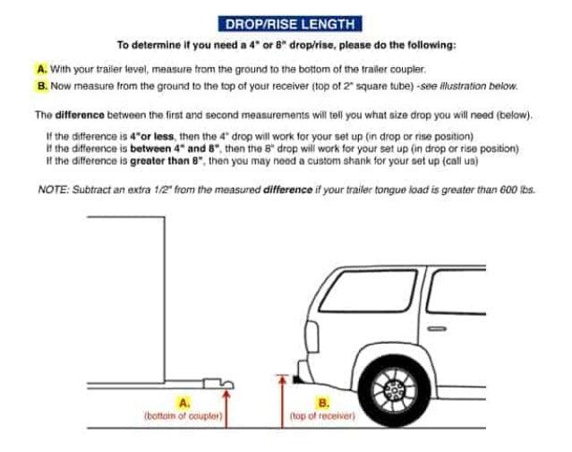 Andersen 4" Drop Weight Distribution Hitch - Everything Caravans