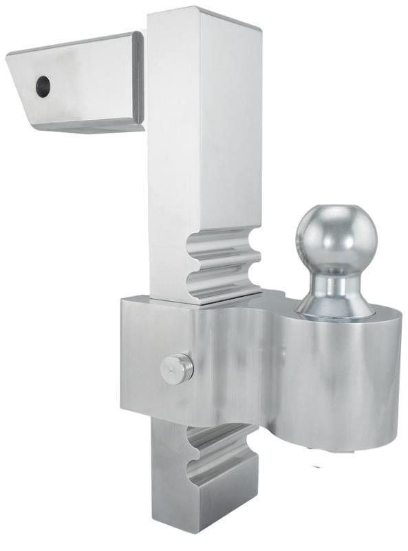 Andersen Adjustable Rapid Hitch - 10inch Long Drop 50mm Ball - Everything Caravans