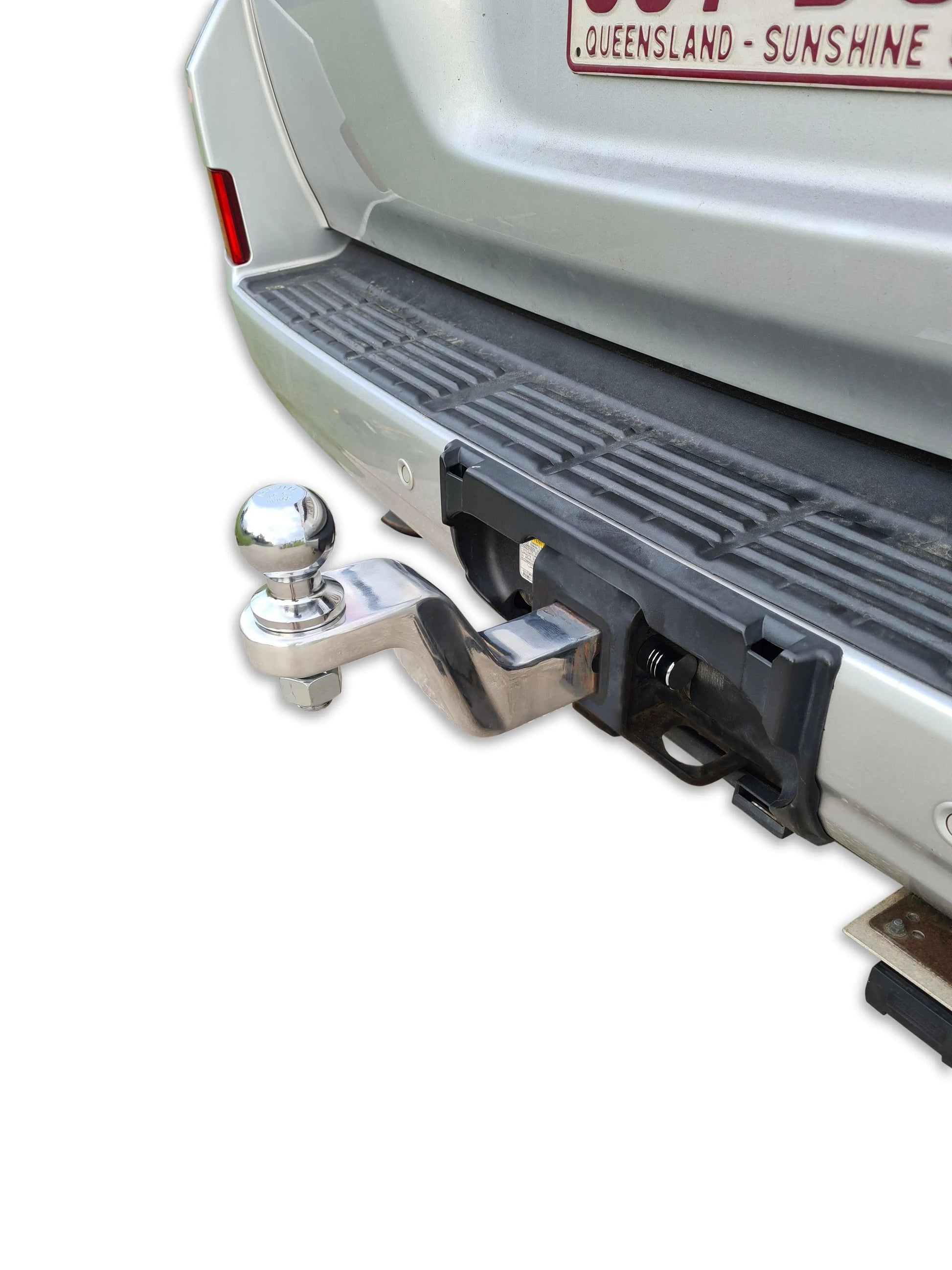 Stinger Solid Aluminium Towing Ball Mount 100mm Drop (4") - Everything Caravans