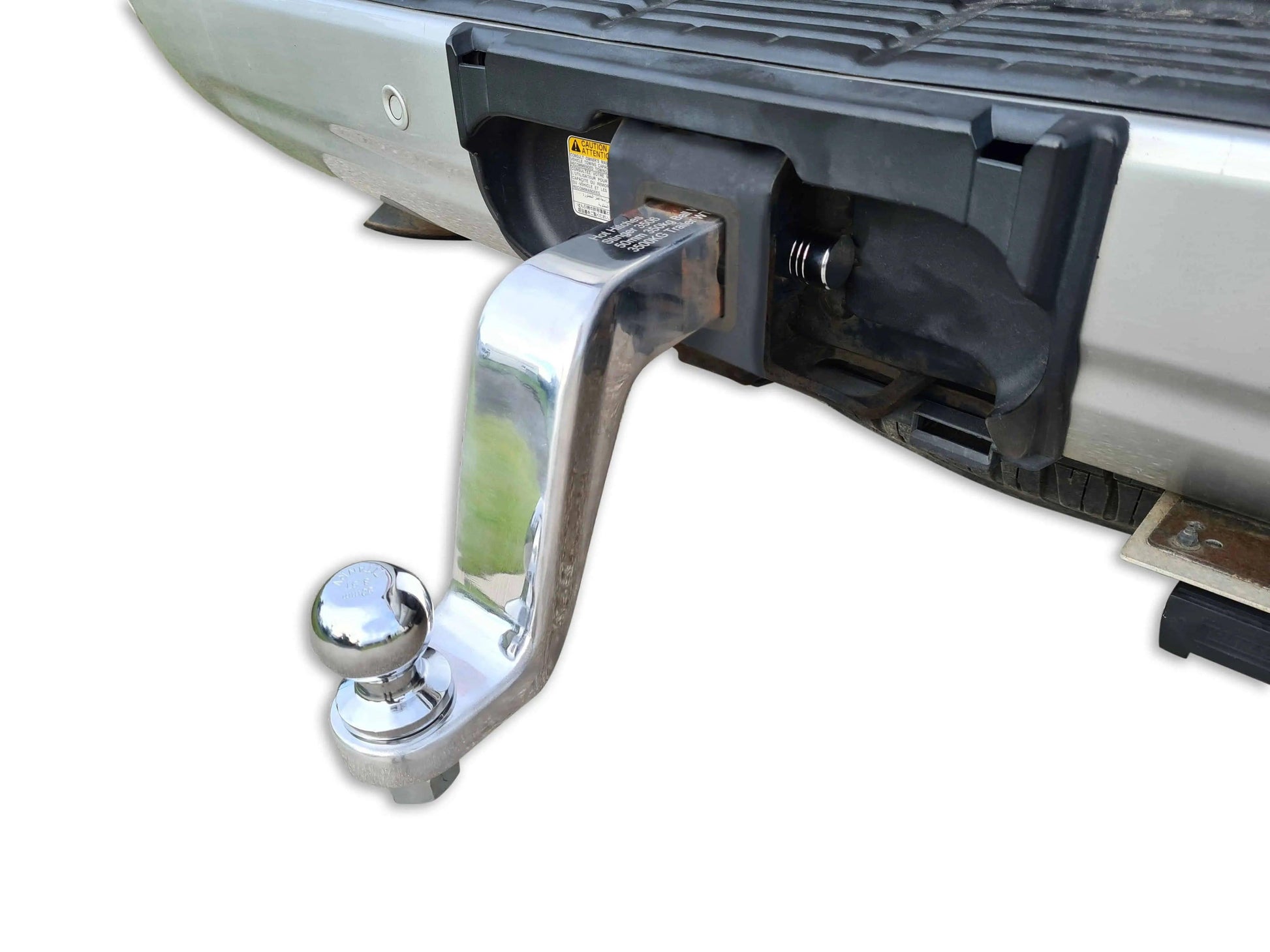 Stinger Solid Aluminium Towing Ball Mount 150mm Drop (6") - Everything Caravans