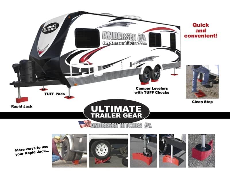 Andersen Ultimate Trailer Gear Kit Leveling Ramps 14pce Everything