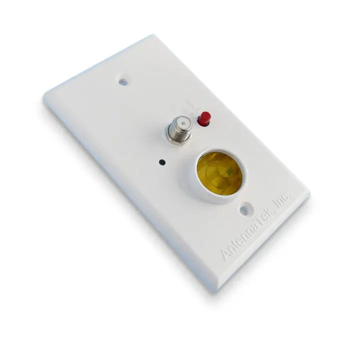 Antennatek 12V Socket Wall Plate Suits 3 TV Outlets Dometic