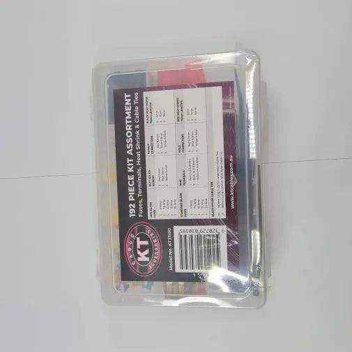 Assorted Fuses Terminals Cable Ties - 192pcs - Everything Caravans