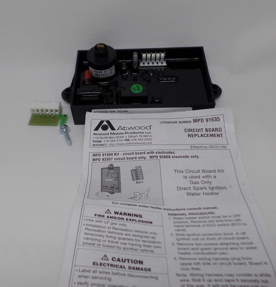 Atwood HWS Main Circuit Board 003576 91349 - Everything Caravans