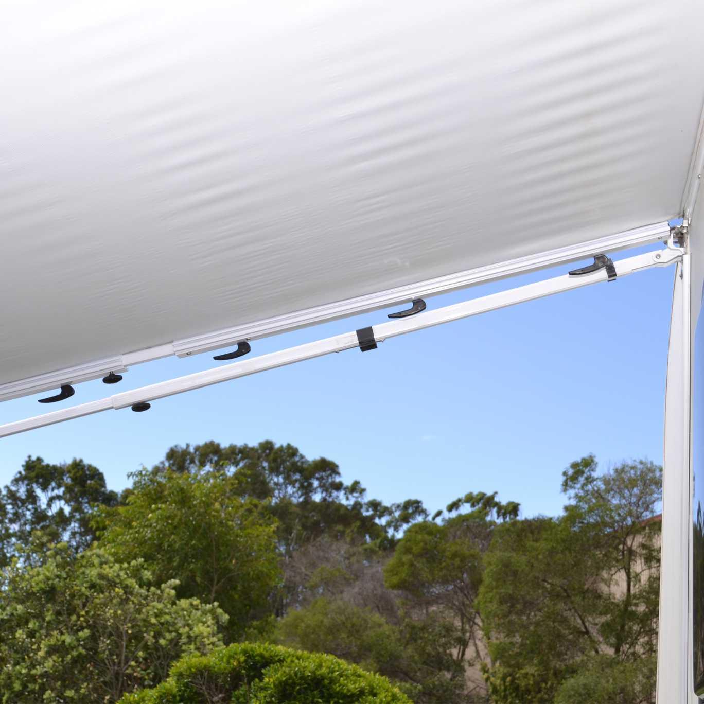 Aussie Traveller White AFK Kit Short to Suit 2100-2200mm Awning Projection - Everything Caravans