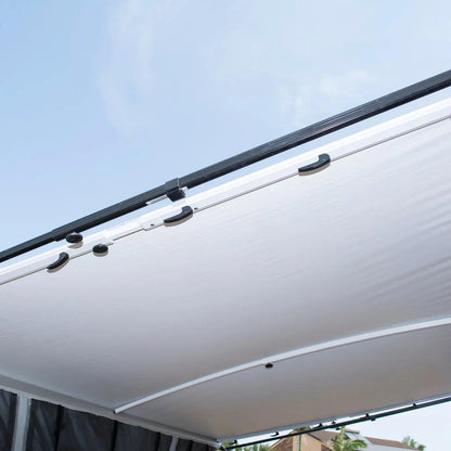 Aussie Traveller White AFK Kit Short to Suit 2100-2200mm Awning Projection - Everything Caravans