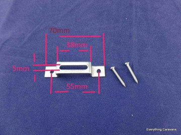 Aussie Traveller Anti Flap Kit Curved Roof Rafter Mounting Bracket with Screws - Everything Caravans