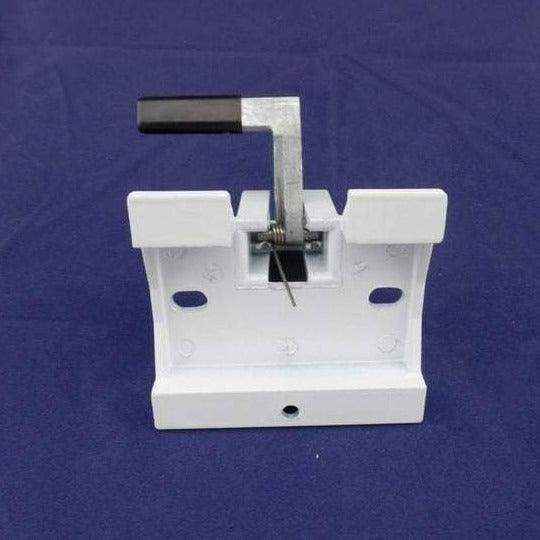 Aussie Traveller Sunburst Eclipse Awning Bottom Mounting Bracket White - Everything Caravans