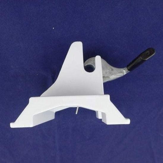 Aussie Traveller Sunburst Eclipse Awning Bottom Mounting Bracket White - Everything Caravans