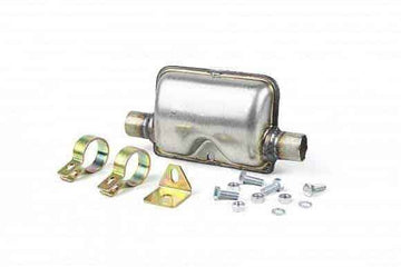 Autoterm Air Stainless Steel Exhaust Muffler Silencer with Mounting Kit - Everything Caravans