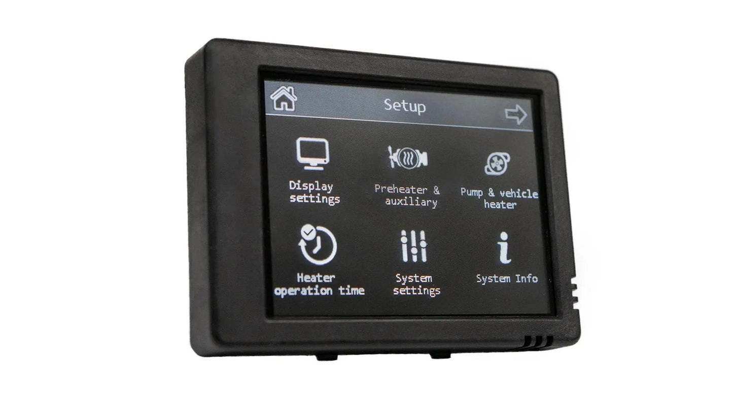 Autoterm Diesel Air Heater touch Screen PU-28 - Everything Caravans