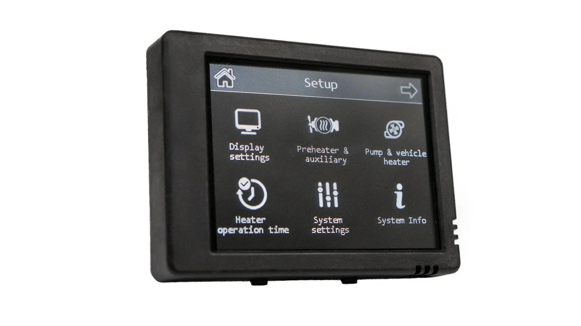 Autoterm Diesel Air Heater touch Screen PU-28 - Everything Caravans