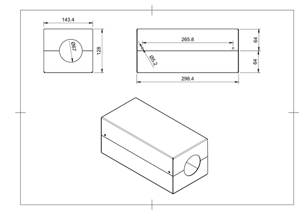 Autoterm Mounting Box Stainless Steel for Autoterm Air 2D - Everything Caravans