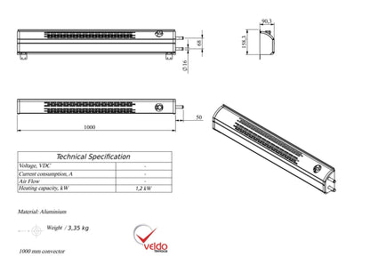Autoterm Water Heater Convector No Fan - Everything Caravans