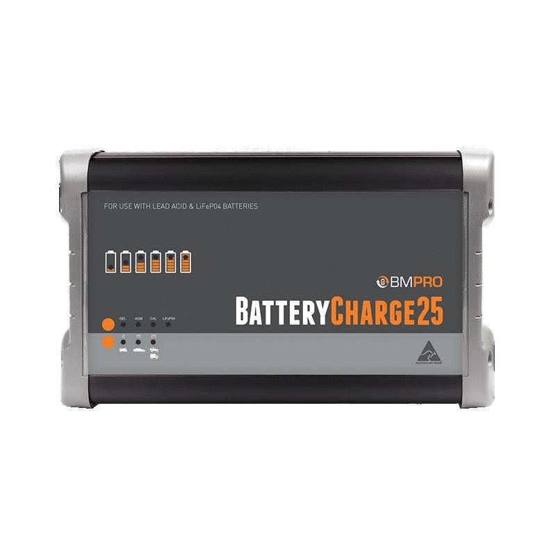 BMPRO Batterycharge25 25 amp 240 volt 12v Battery Charger Suitable for Lithium and Lead Batteries - Everything Caravans