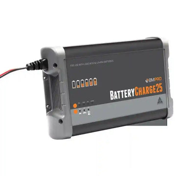 BMPRO Batterycharge25 25 amp 240 volt 12v Battery Charger Suitable for Lithium and Lead Batteries - Everything Caravans