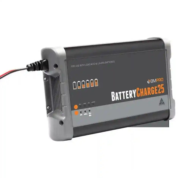 BMPRO Batterycharge25 25 amp 240 volt 12v Battery Charger Suitable for Lithium and Lead Batteries - Everything Caravans