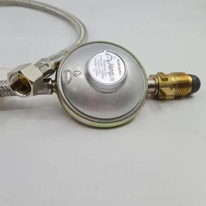 BBQ Regulator and Hose 3-8" SAE Female Flare x 900mm - Everything Caravans
