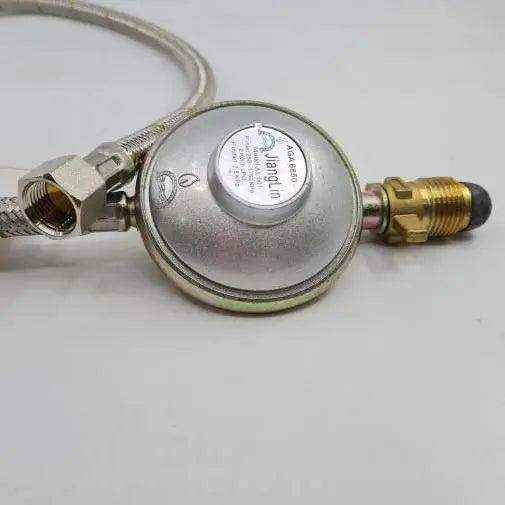 BBQ Regulator and Hose 3-8" SAE Female Flare x 900mm - Everything Caravans