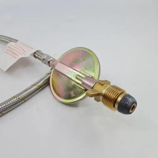BBQ Regulator and Hose 3-8" SAE Female Flare x 900mm - Everything Caravans