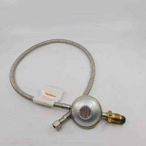 BBQ Regulator and Hose 3-8" SAE Female Flare x 900mm - Everything Caravans