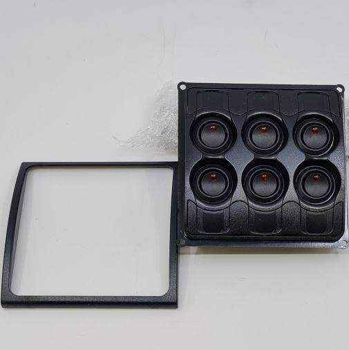BEP Marinco Contour 1000 interior 6 Switch Panel with Fuses - Everything Caravans