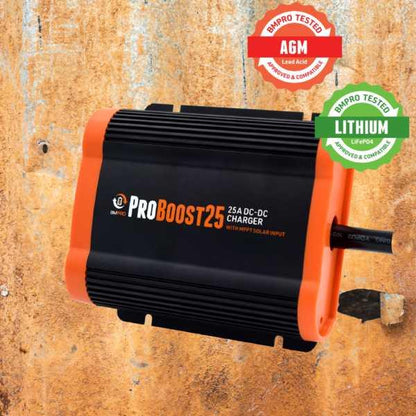 BMPRO Proboost 25 Dc–Dc 12volt Charger with Solar input - Everything Caravans