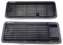 Black Complete Vent Set for 3 Way Fridge Dometic Caravan Fridge Under 90 Litres - Everything Caravans