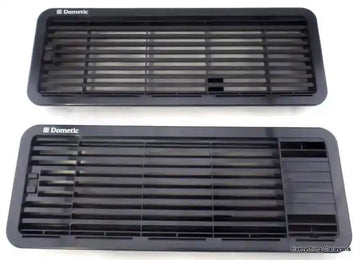 Black Complete Vent Set for 3 Way Fridge Dometic Caravan Fridge Under 90 Litres - Everything Caravans
