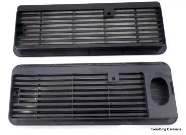 Black Complete Vent Set for 3 Way Fridge Dometic Caravan Fridge Under 90 Litres - Everything Caravans