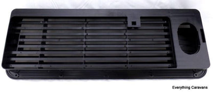 Black Complete Vent Set for 3 Way Fridge Dometic Caravan Fridge Under 90 Litres - Everything Caravans
