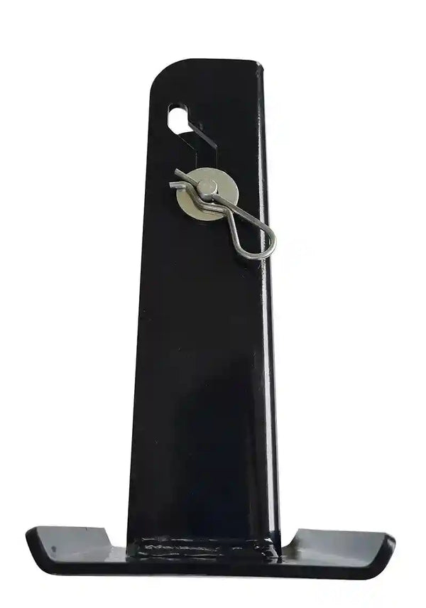 Black Jack Trailer Jack Folding Foot Black 6" - Everything Caravans