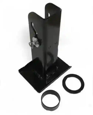 Black Jack Trailer Jack Folding Foot Black 6" - Everything Caravans