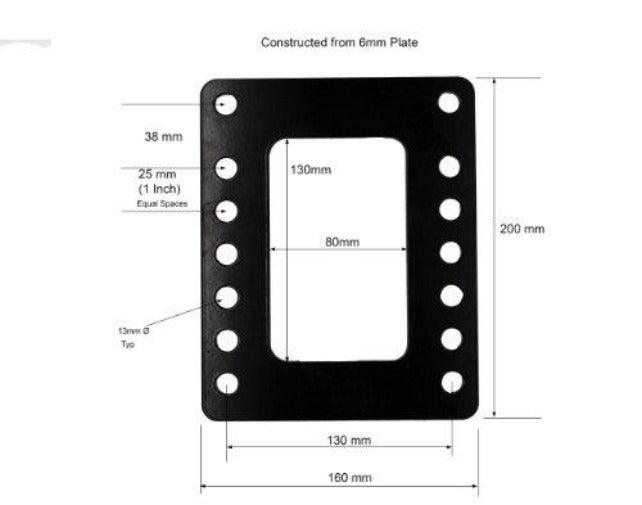 Black Jack Universal Clamp for Electric Jockey Wheel - Everything Caravans